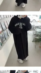 ブラックパーカーロングドレス