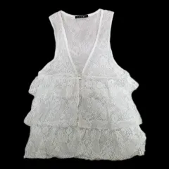 ヴィンテージ イングニー レース Ba Sensei ノースリーブバレエコアマインリレーレイヤードフェアリーダルチョンカルギャル