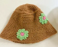 花柄 バケットハット