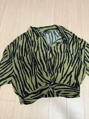 ZARA(ザラ) パターン ブラウス