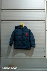 キッズダウン POLO RALPH LAUREN ネイビー 3T