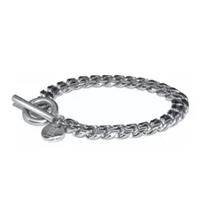 [ライオンハート] ブレスレット メンズ ヴァリアスチェーンブレスレット サージカルステンレス (金属アレルギー対応) /TYPE“C”CUT KIHEI Lサイズ 22cm 03BR0015LC