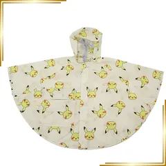 【新品】 モンポケ ピカチュウ 子供用 レインポンチョ ポケッタブル 80cm 90cm 95cm 1