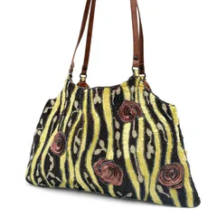 Jamin Puech ジャマンピュエッシュ ショルダーバッグ ハンドバッグ ビーズ刺繍 スパンコール フランス ブラック系 黒 上品 きらきら エレガント 大人 シック 高級感 パーティー 和装