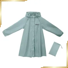 【新品】 ガールズ レインコート シンプル おしゃれ かわいい 通学 収納袋付き 女の子 1