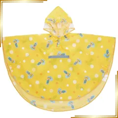 【新品】 スケーター レインポンチョ キッズ 子供用 レインコート しまじろう 適応身長110-125cm RAPO1 0