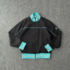 80s　Champion　チャンピオン　トラックジャケット　ジャージ　ラインリブ　切替　ヴィンテージ　レトロ