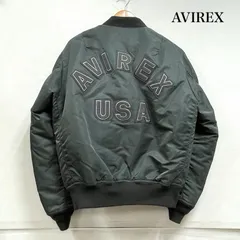 アヴィレックス LOGO MA-1 コマーシャル ロゴ フライトジャケット バックロゴ 刺繍 ブルゾン 783-4252021 メンズ L ISItems【USED】【古着】【中古】50155545