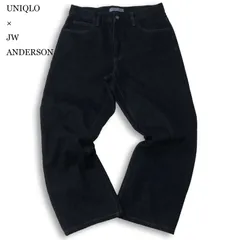 25SS★ UNIQLO × JW ANDERSON ユニクロ JWアンダーソン インディゴ ストレート デニム パンツ ジーンズ Sz.31 メンズ
