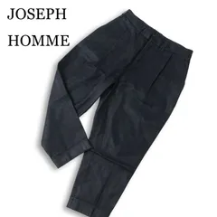 JOSEPH HOMME ジョセフ オム クロップド ストレッチ★ コーティング デニム スラックス パンツ ジーンズ Sz.46 メンズのサムネイル