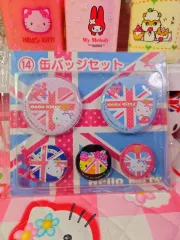 Sanrio(サンリオ) レトロ 古典 キティ 缶バッジ ピンバッジ