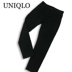 【25SS】 UNIQLO ユニクロ 通年 EZYジーンズ★ ストレッチ スリム テーパード デニム パンツ ジーンズSz.M メンズ 黒