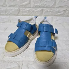 DR. MARTENS(ドクターマーチン) ブルー EU39 250 サンダル スリッパ ストラップ