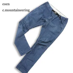 coen c.mountaineering コーエン 通年 USED加工★ ストレッチ 立体裁断 クライミング デニム パンツ ジーンズ Sz.S メンズのサムネイル