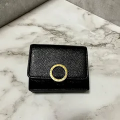 BVLGARI レザー ミニ三つ折り財布 コンパクトのサムネイル