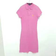 Ralph Lauren(ラルフローレン) 半袖 カラー ワンピース S 90_i4949