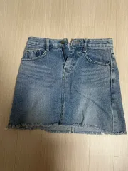 デニムスカート ブラックデニムスカート s 2点