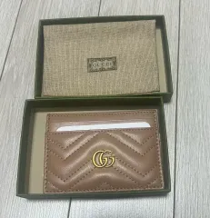 未使用 GUCCI(グッチ) カード ケース ローズベージュ 25 年 新作