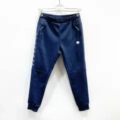 デサント レディース トレーニングパンツ ネイビー S ジーンズ センス