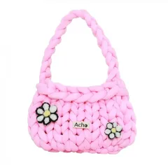 アチョ デイジー KNITTED バッグ 出品