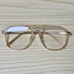 クリア ブラウン ウェリントン メガネ トゥーラウンジ ボーイング ヴィンテージメガネ