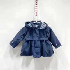 タルティーヌチョコレート 女の子 トレンチジャケット 90 パーマネント