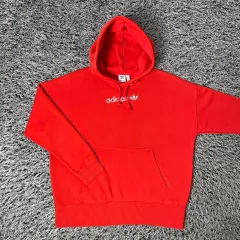 ADIDAS adidas(アディダス) オリジナル 裏起毛 フード付きTシャツ