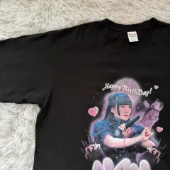 PRINTSTAR ノンちゃん 日本 ヴィンテージ 半袖Tシャツ オタク 半袖 ギャル オタクTシャツ