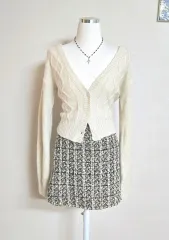 正規品)リズリサ ニット カーディガン ラテギャル アクシーズファム 森ガール カーディガン ピンターカル