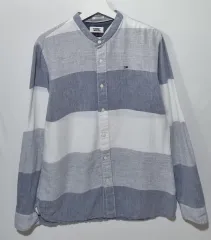 M （ 95 ） Tommy Hilfiger(トミーヒルフィガー) コットン/リネン チェック シャツ