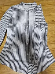 ZARA(ザラ) ストライプ シャツ M