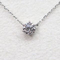 4℃ ダイヤモンド ネックレス Pt850 0.202ct 1.88g - メルカリ