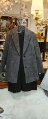 マインドブリッジ CHECK ロング ウール100 プロ ジャケット ロング丈