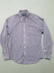 100 ポロ Ralph Lauren(ラルフローレン) スリムフィット コットン チェック シャツ