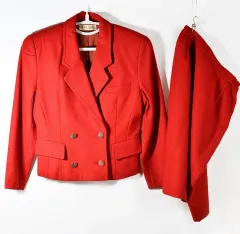 ヴィンテージ 赤 スーツ セットアップ