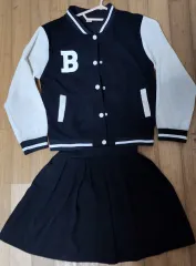 女の子用ジャンパースカートセット