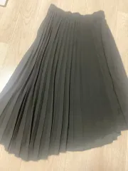 ZARA ブラック アシンメトリー プリーツスカート