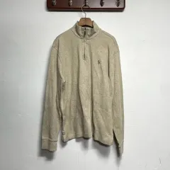 ポロ Ralph Lauren(ラルフローレン) 半 ジップアップ ベージュ ニット セーター