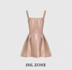 ピンク ノースリーブ ワンピース