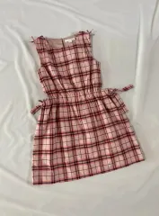 バーバリー キッズ チェック コットン ワンピース 8y 135cm