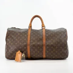 LOUIS VUITTON キーポル55 M41414 バンドリエール モノグラム 2WAY ボストンバッグ 旅行 大容量 メンズ レディース