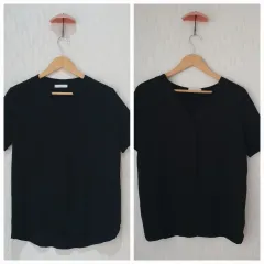 (1 2回着用)2種まとめ vanilla ブラウスTシャツ ブラウス Tシャツ