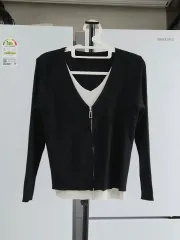 ノースリーブ 添付 ニット