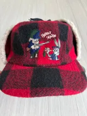 ワーナーブラザーズ レディース キッズ ウールカム 帽子 イヤーマフ ヴィンテージ アメリカ製