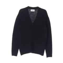 S ZARA(ザラ) 黒 オーバーサイズ ヘビー ニット セーター カーディガン