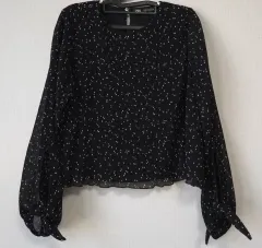 ザラ シースルー ブラウス M