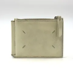 Maison Margiela 1 10 マネークリップ 二つ折り レザー ホワイト 財布 シルバー