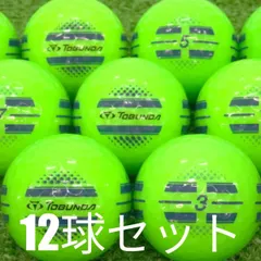 ロストボール ゴルフボール トブンダ ONE LINE ボール グリーン×ブルー 12球セット 中古 Aランク 特選 TOBUNDA ワンライン 飛ぶ！飛距離性能に特化し導き出された渾身の1球！高弾道・ロースピン性能で大きな飛距離！ルールギリギリの反発性能を実のサムネイル