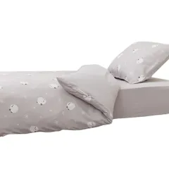 特価 ライトグレー S5 シマエナガ 3点セット 2115100002798 ベッド用 ふとん デコホーム ニトリ(NITORI)