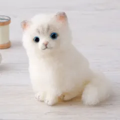 ペルシャ猫 手作りキット フェルト手芸 ねこ diy フェルトマスコット